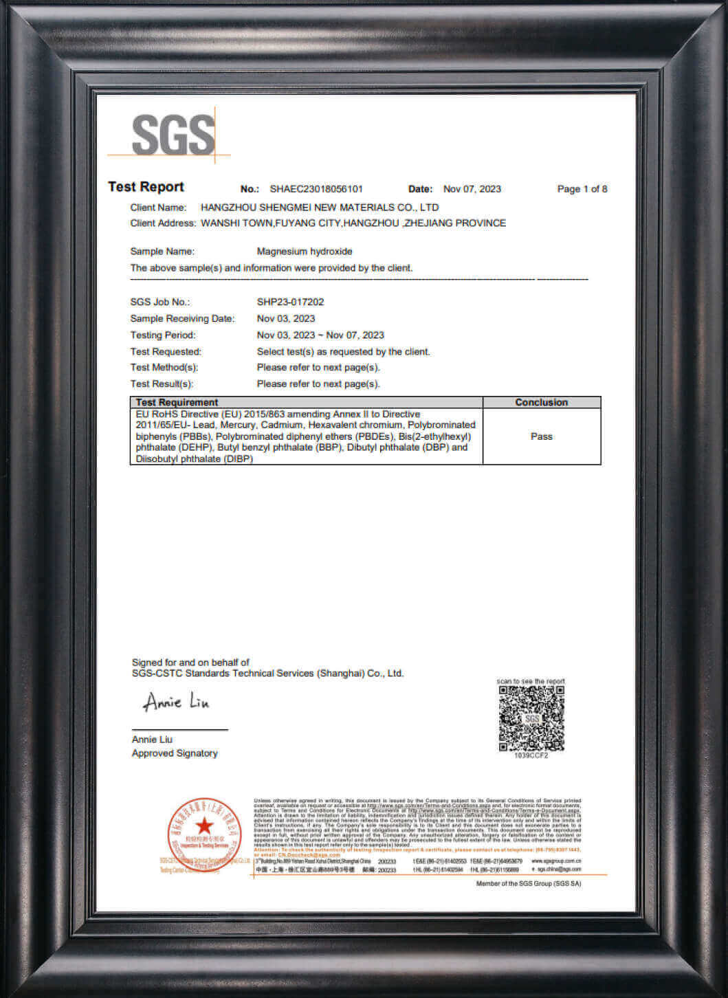 Hangzhou Shengmagnesium New Materials Co., Ltd.